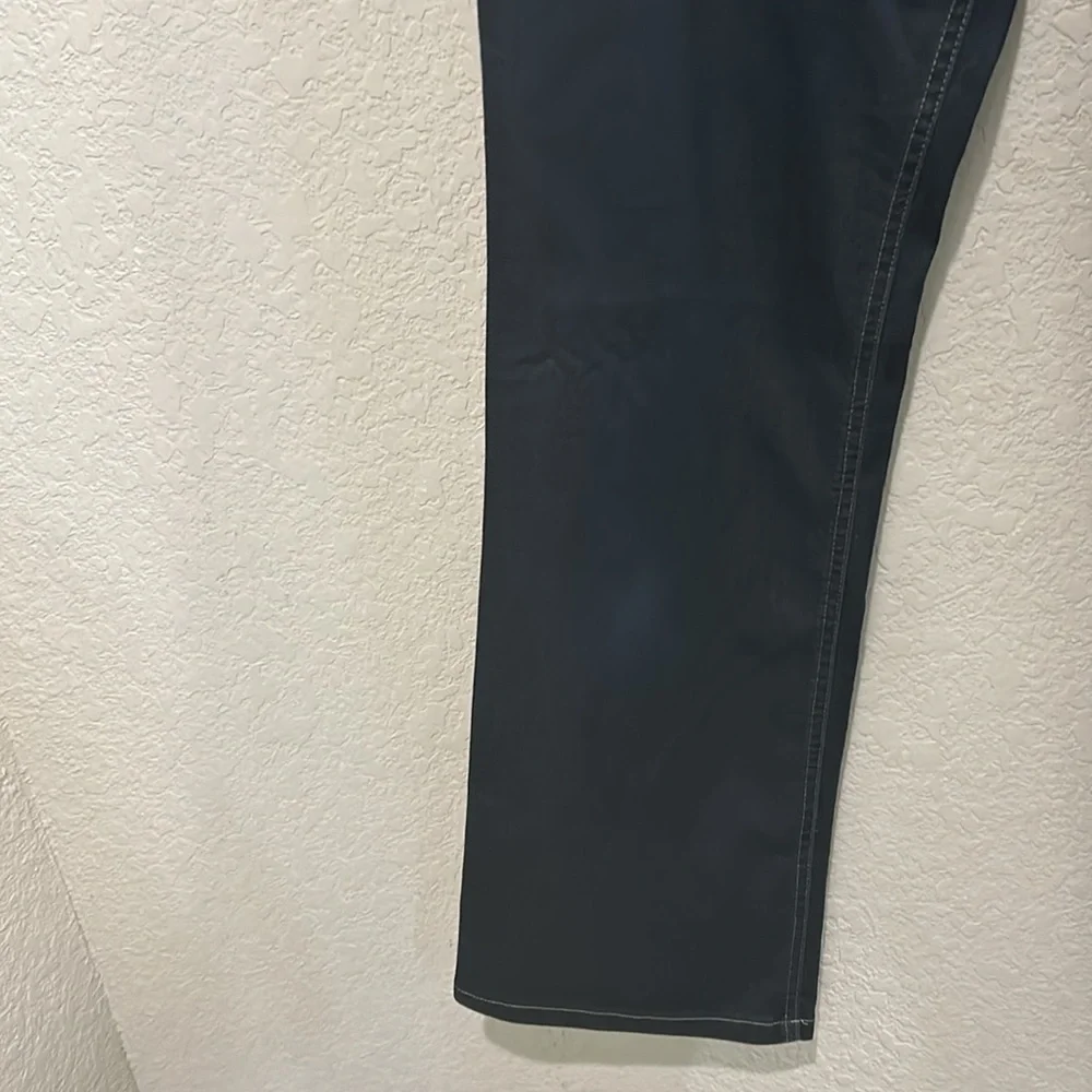 T tahari jeans size us 6, 0% denim content dark navy blue it appears blk in pic - Picture 5 of 15